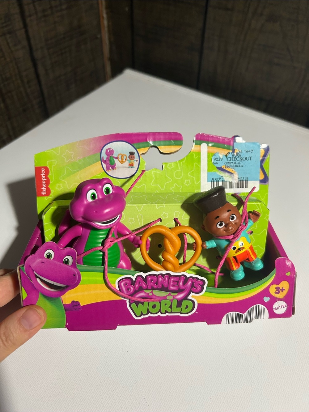 Barney's World Purple Barney & Friend Figure Playset
